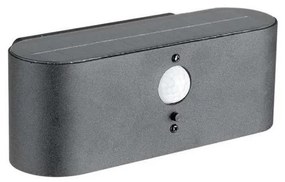 LED lampă solară de perete exterior cu senzor, 2,5W, 3000K, IP54