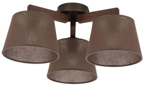 Brilagi - Lustră aplicată LATTE 3xE27/15W/230V pin/maro