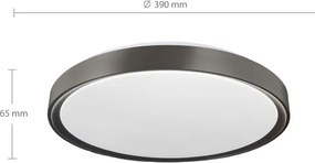 Brilagi-LED Plafonieră dimmabilă FANCIA LED/48W/230V 3000-6500K Ø 39 cm antracit + telecomandă