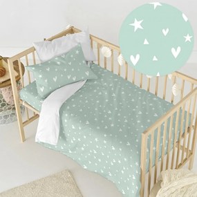 Lenjerie de pat pentru copii din bumbac pentru pătuț 100x120 cm Fairy dust – Happy Friday
