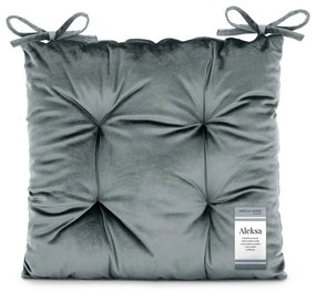 Pernă de scaun din catifea 40x40 cm Aleksa – Restilo