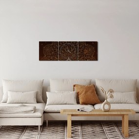 Tablou - Meditații (cu ceas) (90x30 cm)