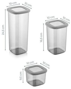 Recipiente 18 buc. pentru alimente Fresco – Hermia