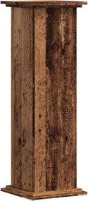 vidaXL Suport de plante, lemn vechi, 33x33x100 cm, lemn prelucrat