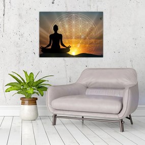 Tablou cu meditație (70x50 cm)