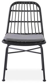 Scaun K401 negru/gri
