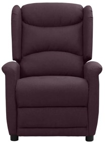 338881 vidaXL Fotoliu de masaj, violet, material textil