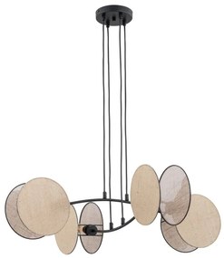 Lustră pe cablu MOTIF 4xE14/10W/230V bej