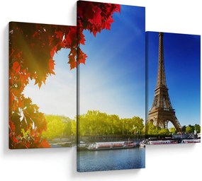 Tablou - toamna la Paris (90x60 cm)
