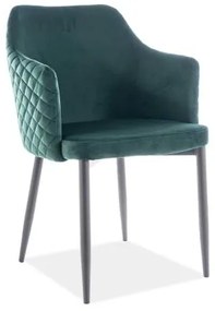 Scaun green ASTOR VELVET