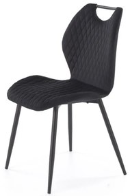 Scaun K569 velvet negru H84 cm