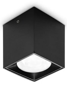 Spot LED aplicat Dot pl square 3000k negru