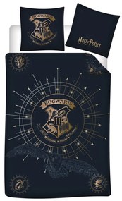 Harry Potter Dark set de lenjerie de pat 140×200cm, 65x65 cm