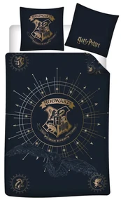 Harry Potter Dark set de lenjerie de pat 140×200cm, 65x65 cm
