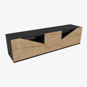 Comoda TV Carson - Antracit, Oak