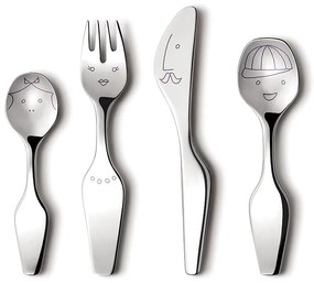 Tacâmuri pentru copii Twist family, 4 buc - Georg Jensen