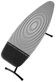 Masă de călcat Brabantia D 90300136, 135x45 cm, 7 poziții reglabile, zonă de călcat rezistentă la căldură, Gri închis/alb