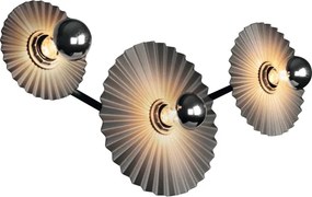 Osram - Aplica de perete PLISSEE 3xE27/15W/230V antracit