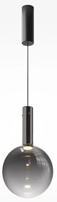 Lustra/Pendul LED design decorativ Nebula 25cm negru
