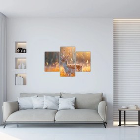 Tablou - Cerb în câmp (90x60 cm)