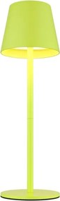 Globo 58488NG-LED Lampă de masă VANNIE pentru exterior, reglabilă (dimmabilă), cu control tactil și reîncărcabilă, 3W/5V IP54 1800mAh, verde