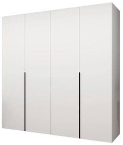 Dulap de haine 200 cm Alice 1 (alb + Negru). 1126115
