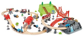 Hape Pistă de tren cu cutie de joacă