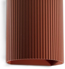 Aplica perete aluminiu striat terracotta, 1xGU10, SOLE round