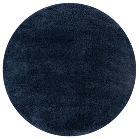 Covor albastru închis rotund ø 133 cm – Flair Rugs