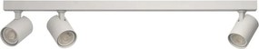 Plafoniera liniara alba cu 3 spoturi EXO 3, 70cm