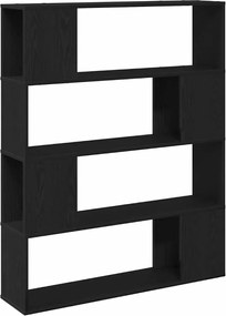 vidaXL Set comodă TV Stejar Negru 100 x 24 x 124,5 cm Lemn compozit