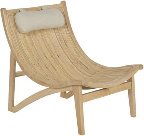 Scaun tip fotoliu din rattan