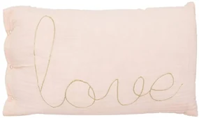 Perna decorativa copii LOVE 50x30cm, roz