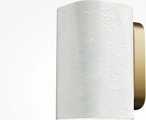 Aplica de perete Maris din metal auriu si scoica Capiz