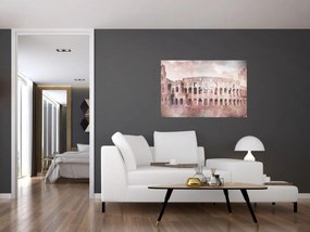 Tablou - Carte poștală de epocă a orașului N⁰2 (90x60 cm)