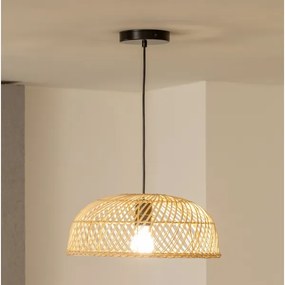 Brilagi - Lustră LED pe cablu CERIA BOHO 1xE27/40W/230V Ø 60 cm, din ratan