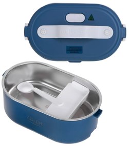 Cutie electrica alimente Adler AD 4505, 0.8 L, Container inox inoxidabil, Albastru