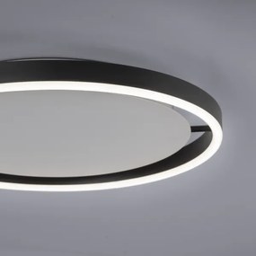 Leuchten Direkt 15391-13 - LED plafonieră RITUS 20W/230V negru dimabil