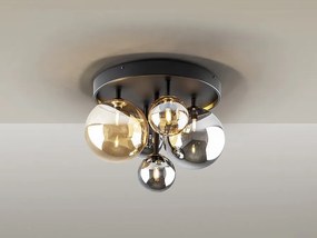 Lustra aplicata / Plafoniera design modern Dark 5L