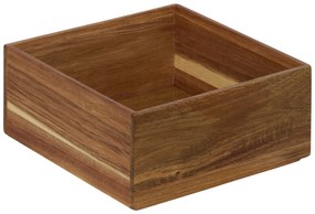 Organizerul pătrat din lemn TIDY SMART, 15 x 15 x 7 cm