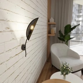 Aplică LOTUS 1xE14/10W/230V negru/auriu