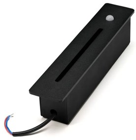 Spot LED incastrabil scari exterior cu senzor de miscare IP54 ERIN negru
