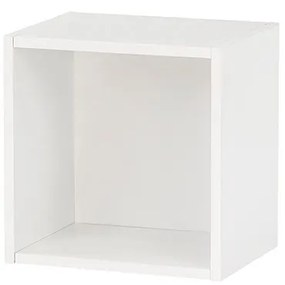 Boxie dulap de perete deschis 40x40x27 cm alb