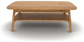 Măsuță de cafea în culoare naturală din lemn de stejar 70x110 cm Twig – The Beds