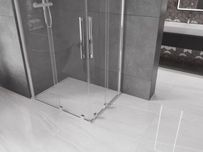 Mexen Velar Duo cabină de duș glisantă 90 x 80 cm, transparent, crom - 871-090-080-02-01