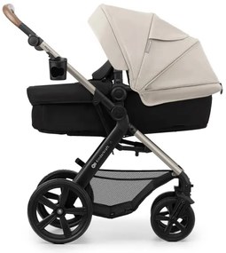 Cărucior de copii combinat 3 în 1 KINDERKRAFT MOOV 2 Moonlight grey + scaun auto MINK PRO