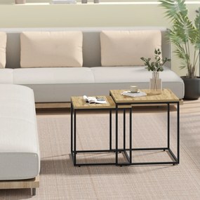 Set 2 mese de conferinta QUADRO, decor stejar artisan