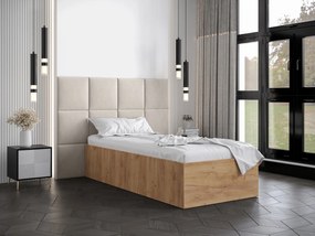Zondo Pat de o persoană cu tăblie tapițată 90 cm. 1046010