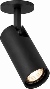 Spot incastrat directionabil cu bec GU10 Linca negru
