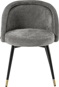 Set de 2 scaune design LUX Chloe, gri 114528 HZ
